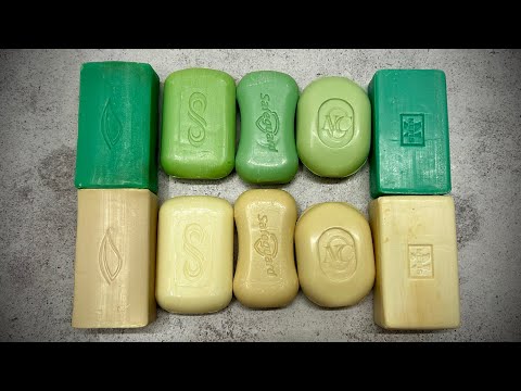 Видео: ASMR soap/ Dry soap cutting 🤍💚🤍💚/ Резка сухого мыла «мыльные братья»