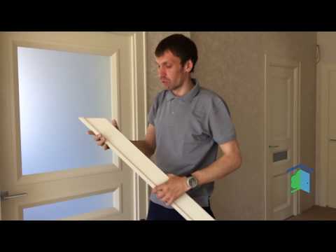 Видео: Установка дверных наличников межкомнатных на микро-шпильки