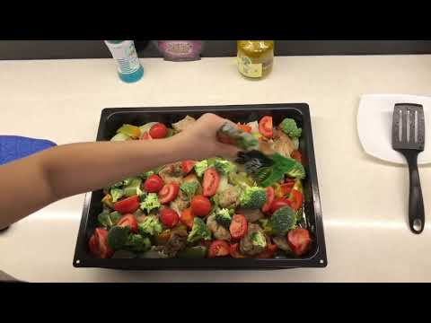 Видео: Филе Индейки с овощами . Мясо в Духовке . Что приготовить на Ужин .