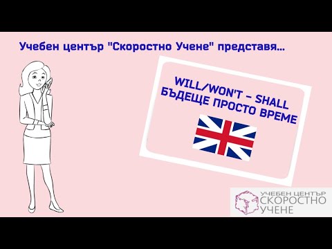 Видео: Will/Won't и Shall. Бъдеще просто време