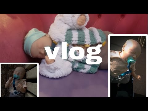 Видео: День с реборнами Луи и Ева||были в саду |||поехали к Мае 