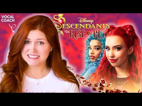 Видео: Реакция преподавателя вокала | DESCENDANTS: THE RISE OF RED