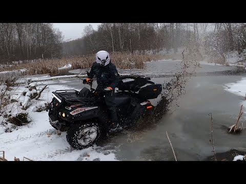 Видео: Квадроциклы РМ-650 и STELS Leopard покоряют танковый полигон. GoPro 8