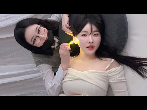 Видео: ASMR Усталая сестра-кумир Jpop чистит уши после выступления.