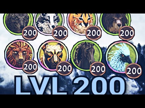Видео: 🌹WildCraft || Прокачка Всех Зверей До 200 Уровня !🍀