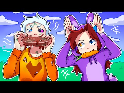 Видео: ❤️ Майнкрафт но МЫ ПРЕВРАЩАЕМСЯ в МОБОВ КОТОРЫХ ЕДИМ