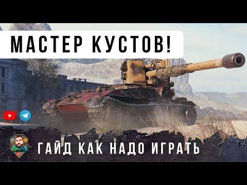 Видео: Я БЫЛ ОШЕЛОМЛЕН! ЭТОТ ИГРОК ПРОШЕЛ ИГРУ, ОН ЗНАЕТ ИДЕАЛЬНУЮ ТАКТИКУ КУСТОВ В WOT!