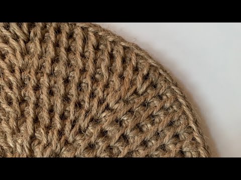 Видео: Узор крючком для круга. Ковер, сумка, салфетка / SHODDI