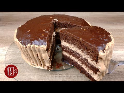 Видео: Шоколадный Торт на Праздничный Стол! Простой и Быстрый Рецепт