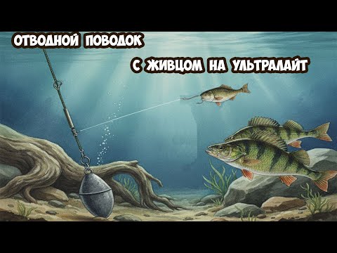 Видео: Ультрик, живец и отводной поводок, окуня осенью мешок.