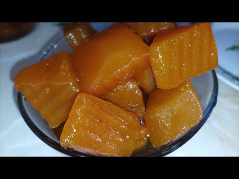 Видео: #Դդումի #մուրաբա։#тыквенный #варенье ։Շատ փայլուն, խրթխրթան, միջուկը կրեմով մուրաբա։