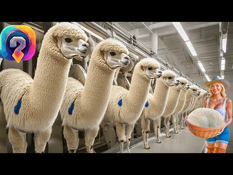 Видео: Как МИЛЛИОНЫ Альпак разводят на фабрике. Уникальные кадры с производства.