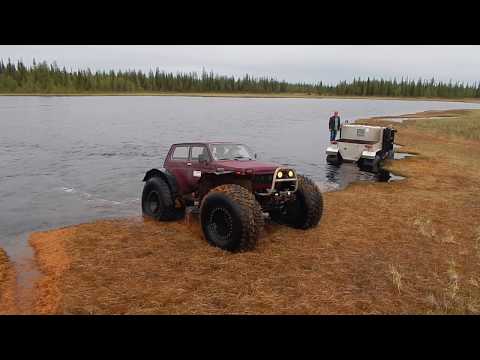 Видео: выход Бронто на плавающий берег