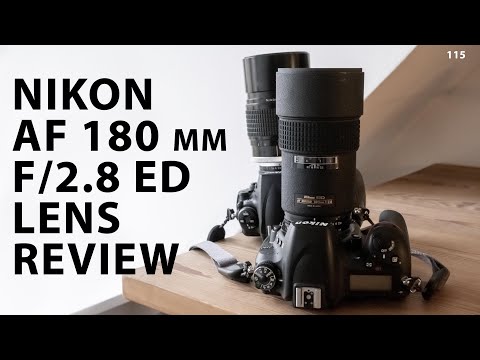 Видео: Обзор Nikon AF 180mm f/2.8 ED (относительно версии AI)