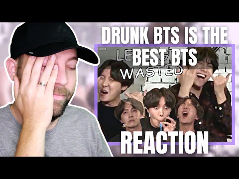 Видео: Пьяные BTS - лучшая РЕАКЦИЯ BTS!