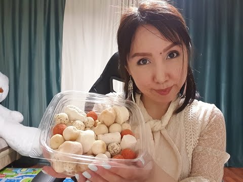Видео: Қазақша ASMR/Мукбанг/Құрт/АСМР на казахском/Mukbang