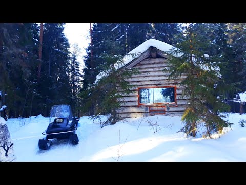 Видео: 🏕Один с Ночёвкой в Лесную Избушку.Рыбачу на Жерлицы на Таёжной Микро-речке