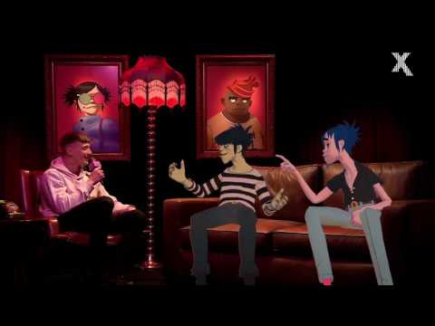 Видео: Gorillaz Radio X Interview 2017 русская озвучка