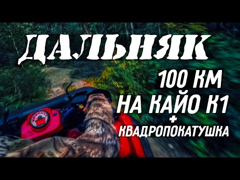 Видео: ДАЛЬНЯК 100км на КАЙО К1 | ПОКАТУШКА на КВАДРИКЕ