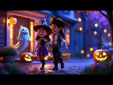 Видео: 🎃 Весёлый Хэллоуин! | Праздничная песенка для малышей
