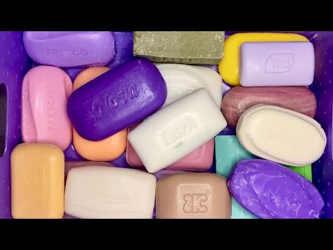 Видео: ASMR🧼2X🔪Cutting dry soap 🤤🫶🏻🎶Резка сухого мыла💜🤍🩷💚💛