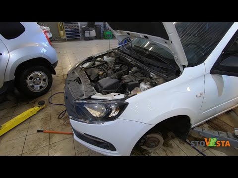 Видео: Замена ГРМ на Lada Granta | Установка комплекта ГРМ Gates на Лада Гранта