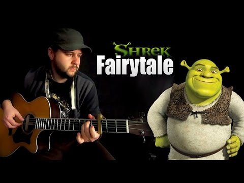 Видео: Fairytale - Фингерстайл с Гитарином / Шрек