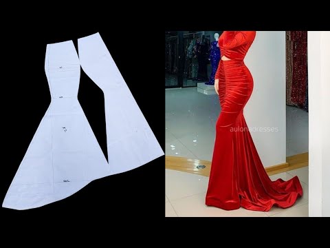 Видео: КАК СКРОЙТЕ ЮБКУ-РУСАЛКУ С ПРИШИВНЫМ ШЛЕЙФОМ | ПЛАТЬЕ-РУСАЛКА С ХВОСТОМ | ДАВАЙТЕ СДЕЛАЕМ ЧЕРТЕЖ