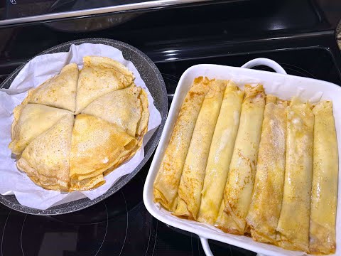 Видео: БЛИНЫ С ТВОРОГОМ 2 рецепта вкуснейшей начинки  Блинчики с творогом: Налистники