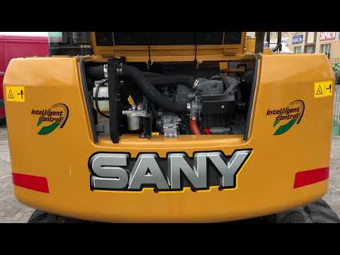 Видео: Обзор экскаватора SANY SY75C Walk around