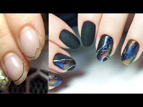 Видео: ❤ дизайн ПЕНОЙ ❤ ВТИРКА на ногтях ❤ УКРЕПЛЕНИЕ и ДОНАРАЩИВАНИЕ полигелем ❤