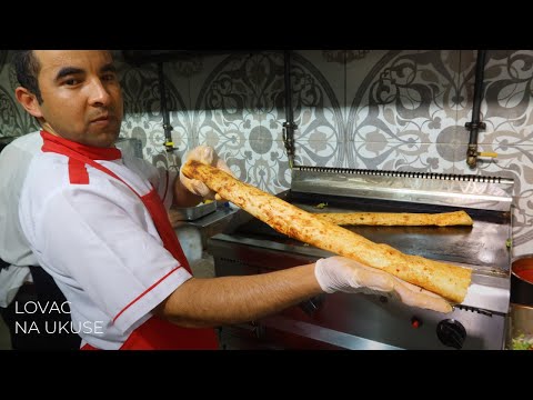 Видео: Вкусный 1м Стамбульский Кебаб! ТУРЕЦКАЯ УЛИЧНАЯ ЕДА