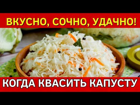 Видео: ОКТЯБРЬ 2025 - пора солить! Лучшие дни для засолки капусты в октябре 2025 по лунному календарю