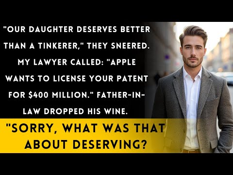 Видео: Мои родственники сказали, что я недостаточно хорош, а потом мой патентный юрист прервал ужин