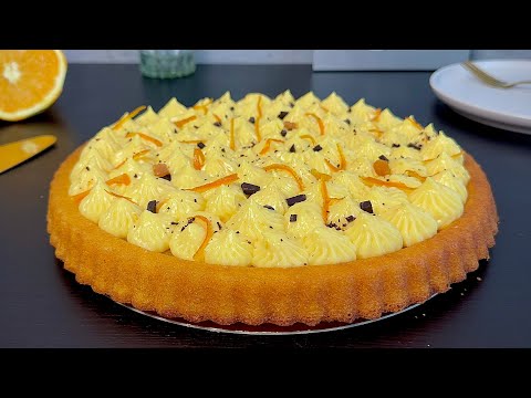 Видео: Простой десерт, но такой вкусный! Апельсиновый перевёрнутый тарт 😍🍊