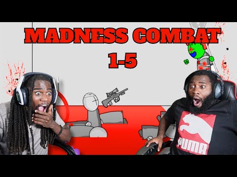 Видео: Он всех обманывает! | Madness Combat 1-5 | SmokeCounty JK Reaction