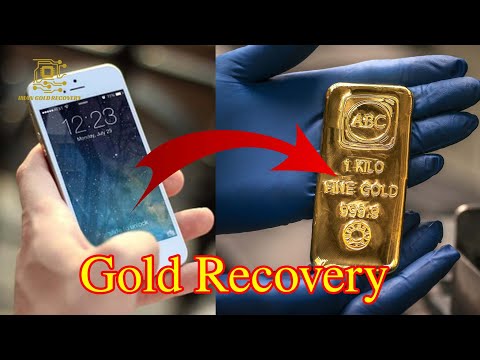 Видео: Извлечение золота из İphone. Сколько золота в iphone?
