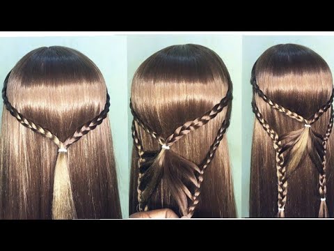 Видео: Простая легкая прическа / Красивая прическа для девочек / Урок по новой прическе