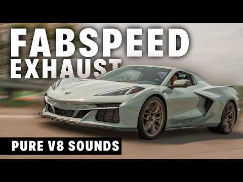 Видео: Самый громкий выхлоп C8 Z06? Установлена ​​система Fabspeed!