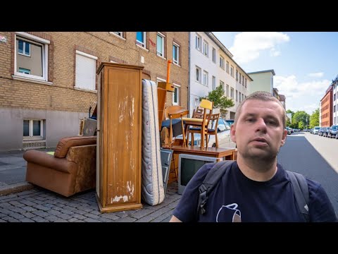 Видео: То, что лежит на улицах Германии, не просто мебель - это история