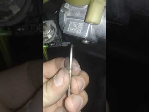 Видео: Opel Vectra b снятие личинки замка зажигания