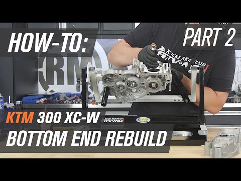 Видео: Ремонт нижней части KTM 300 XC-W | Часть 2: Сборка