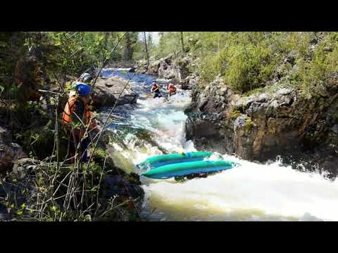 Видео: Водный поход по рекам Кольского п-ова, Колвица, Рябина, Красненькая, Кутсайоки, Ура.