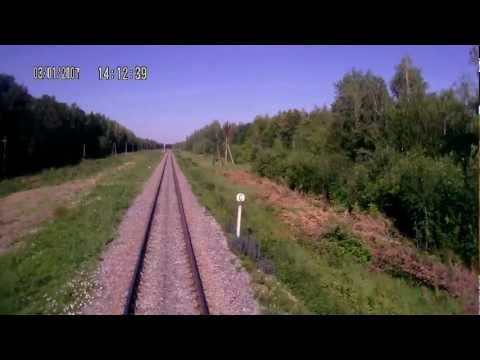 Видео: Ряжск 1 -Скопин -Вослебово из кабины машиниста.