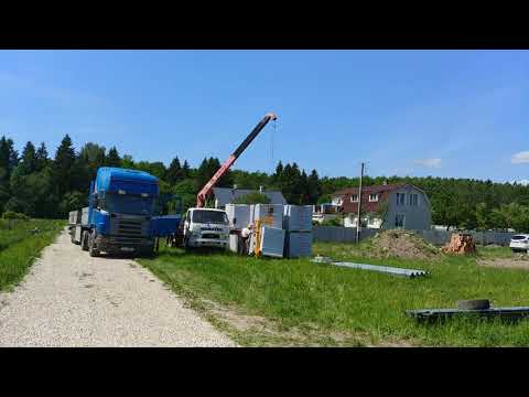 Видео: Доставка керамзитобетонных блоков в Лен.обл.