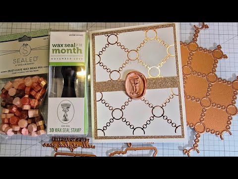 Видео: Ноябрь 2025 г. Клубы Spellbinders Glimmer месяца и Wax seal #teamspellbinders #foiling #waxseal