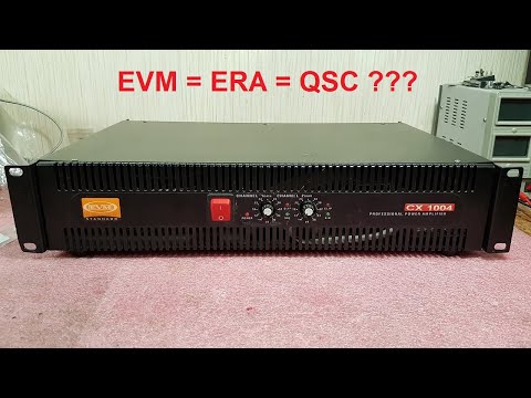 Видео: EVM CX 1004 ремонт обзор ERA 350, ERA 450, ERA 650 усилитель Василия Котченко QSC RMX 850, RMX 1450