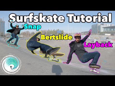 Видео: Как кататься на сёрфе: научитесь делать фронтсайд-снэп, бертслайд и лэйбэк