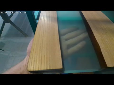 Видео: Работа с эпоксидной смолой.  ШЛИФОВКА. Стол река. epoxy resin