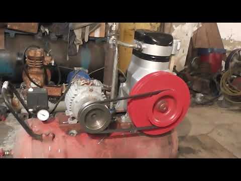 Видео: Компрессор у43102а для гаража, покраски или пескоструя